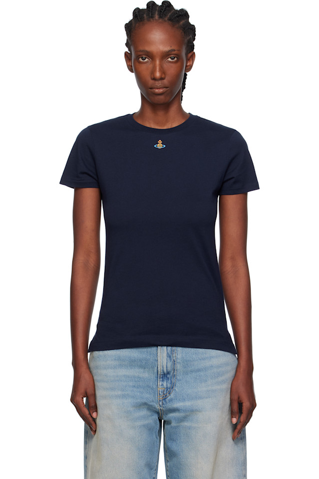 

Футболка Orb Peru Vivienne Westwood, темно-синий