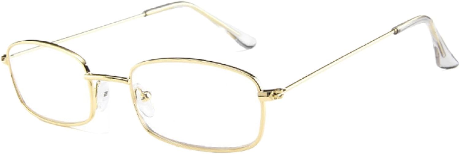 

Солнцезащитные очки с защитой от УФ-излучения UV400 | Металлическая оправа, прозрачные линзы | Для женщин и мужчин, для занятий спортом на открытом воздухе и вождения DSVIGF, 08 Gold-trans