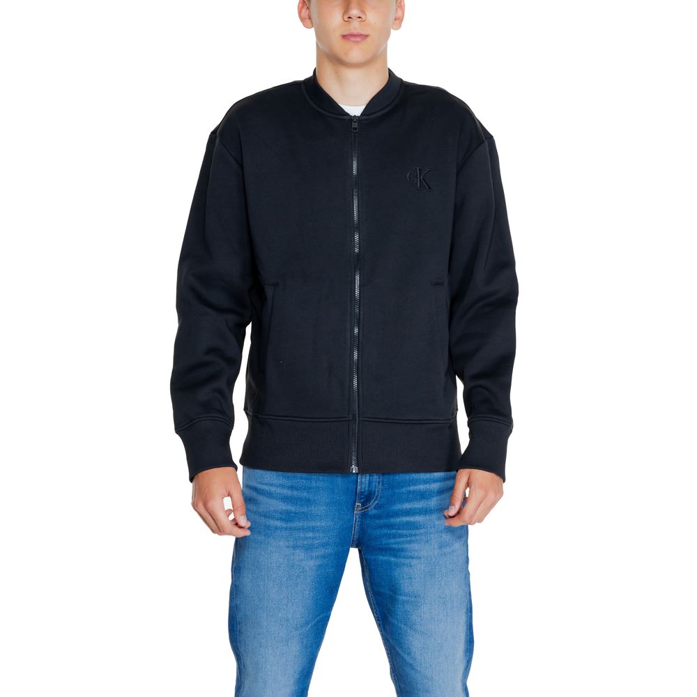 

Черный хлопковый свитер Rigenerato Calvin Klein Jeans