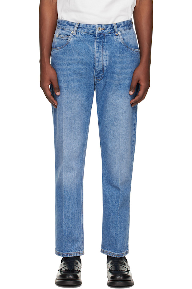 

Studio Nicholson Синие джинсы Windslow из денима