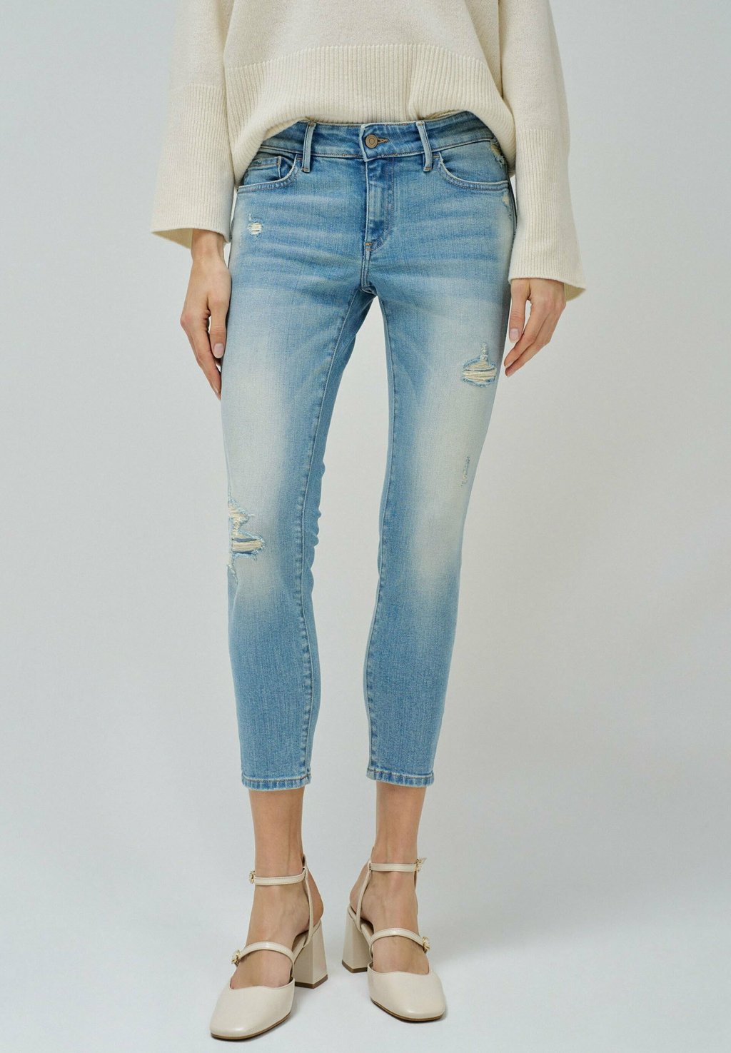 

Джинсы скинни PUSH UP CROPPED Salsa Jeans, синий