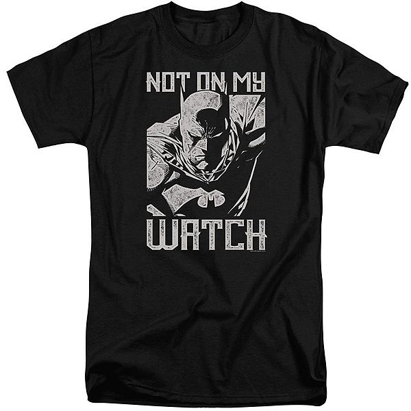 

Футболка с принтом Batman watch, взрослая, удлиненная Licensed Character