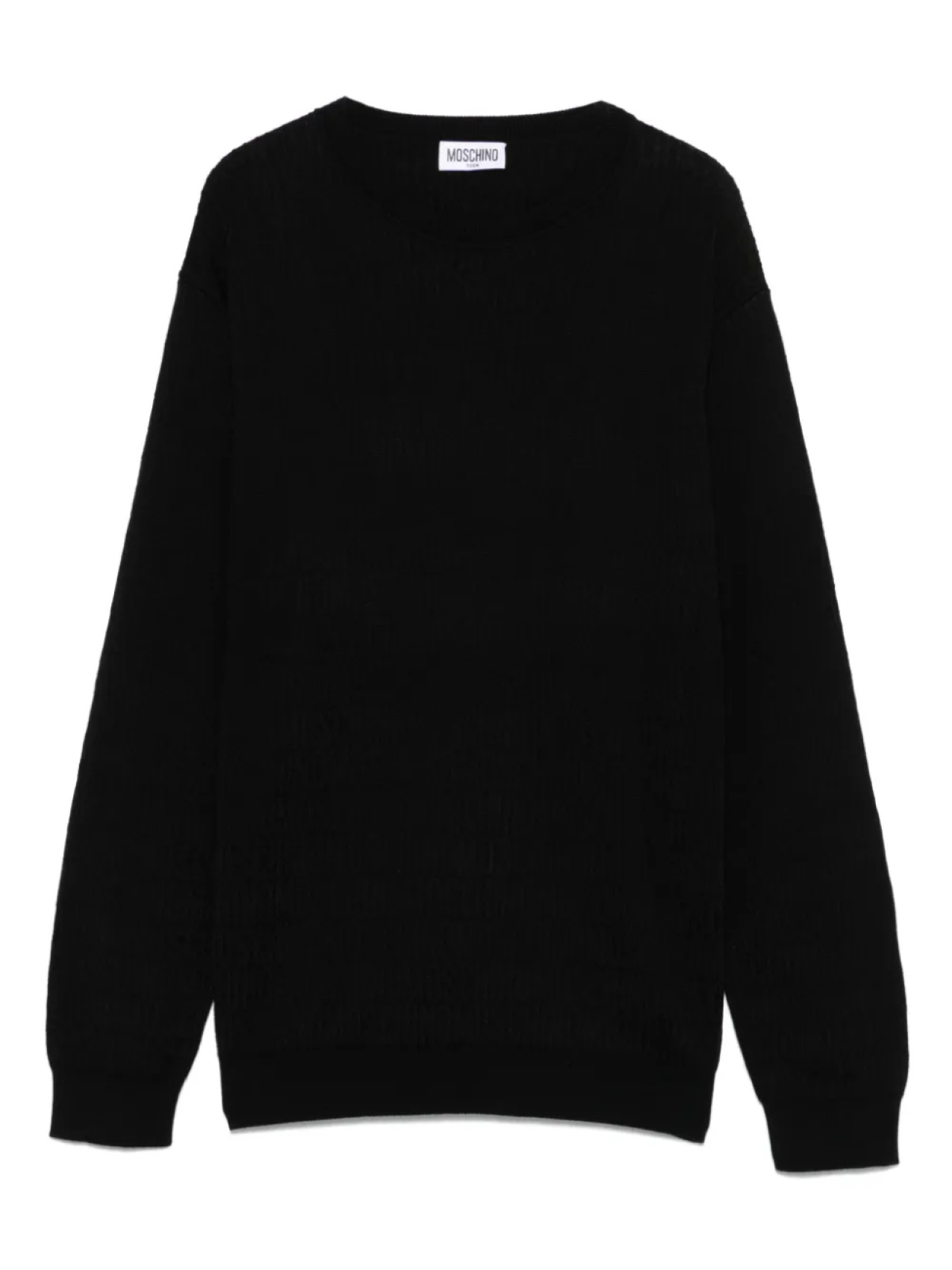 

Moschino Kids свитер с жаккардовым логотипом, черный