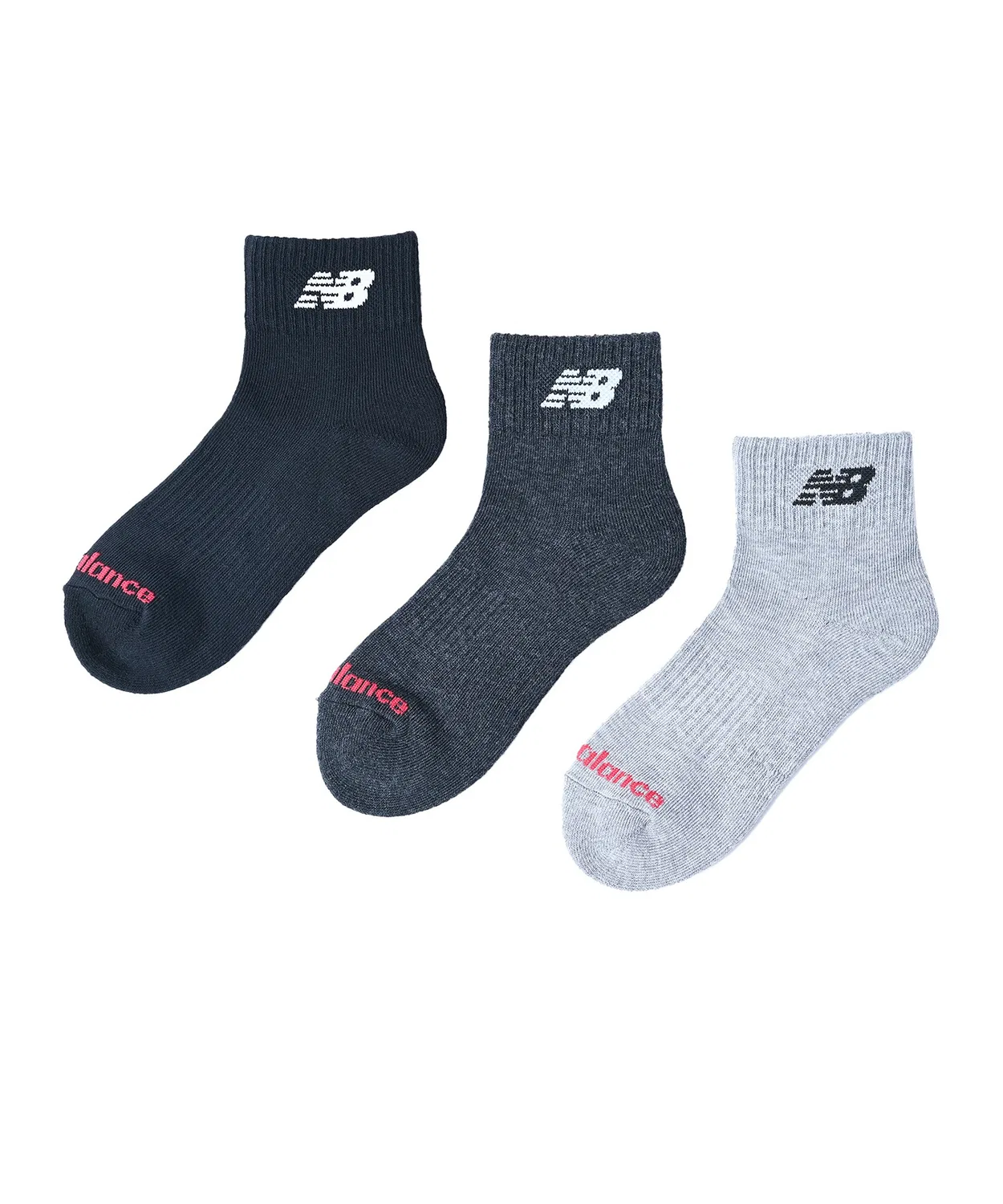 Носки детские 3 пары короткие New Balance