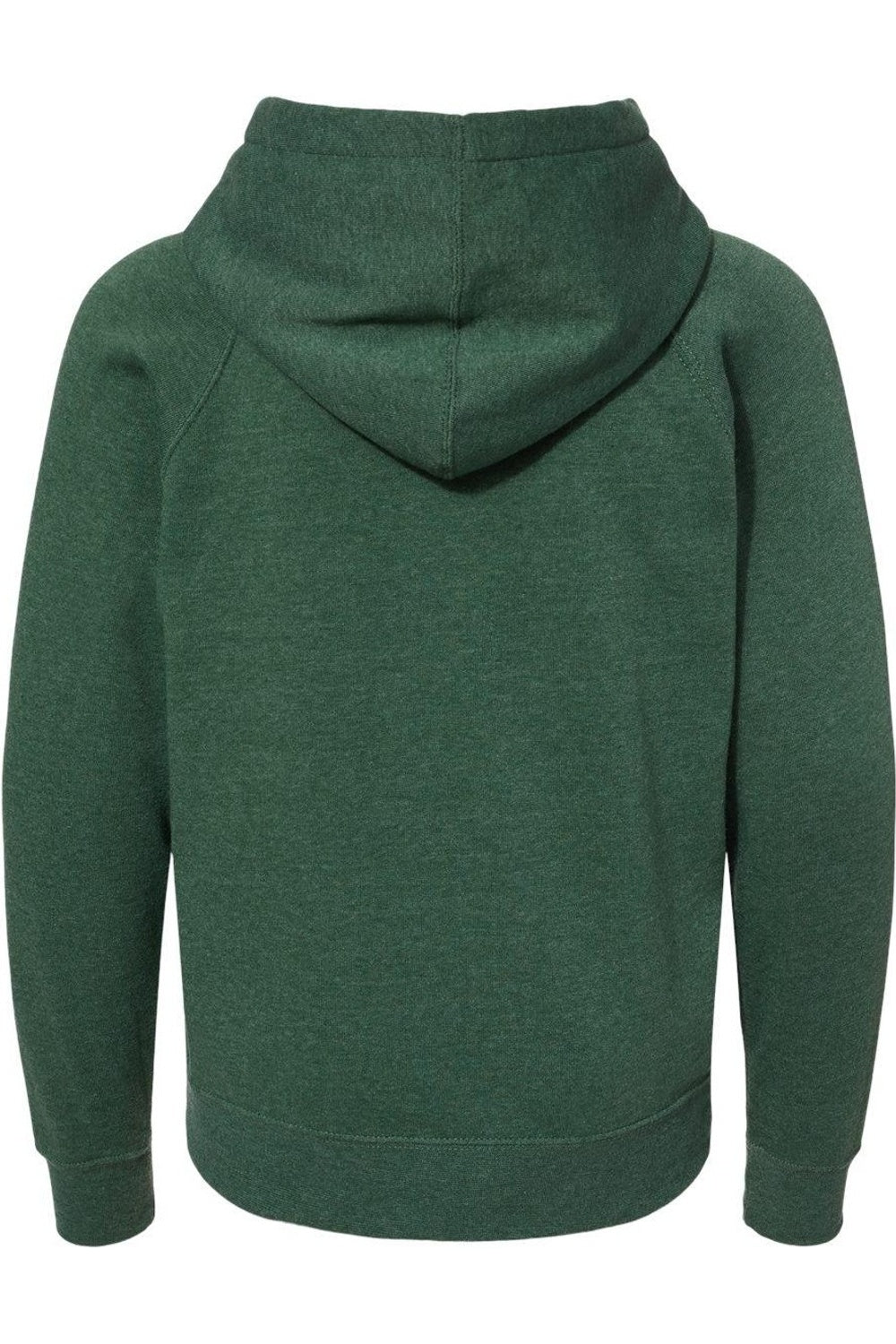 Independent Trading Co. Молодежная смесовая худи с регланными рукавами, Moss — фото 2