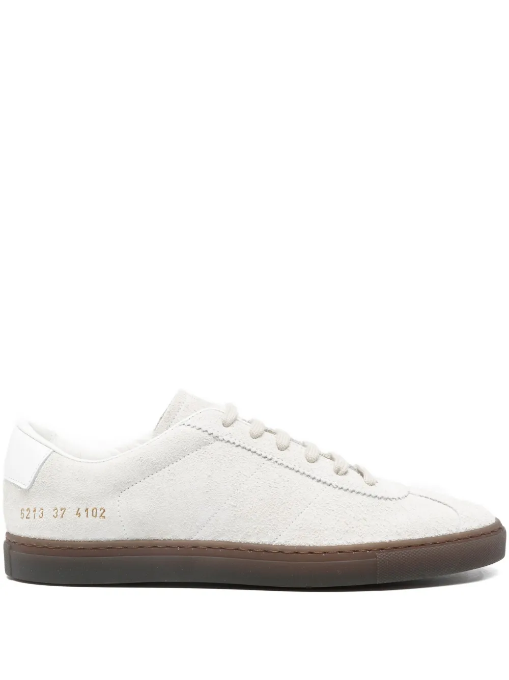 Замшевые кроссовки Common Projects, белый