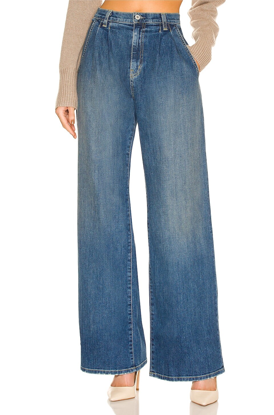 

Брюки NILI LOTAN Flora Trouser Jean, цвет Classic Wash