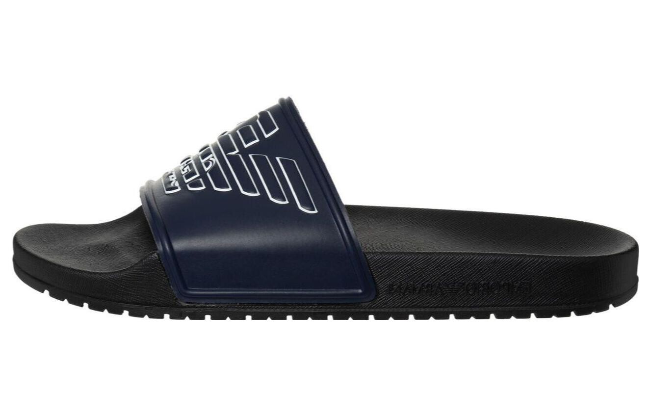 

Шлепанцы мужские синие Emporio Armani