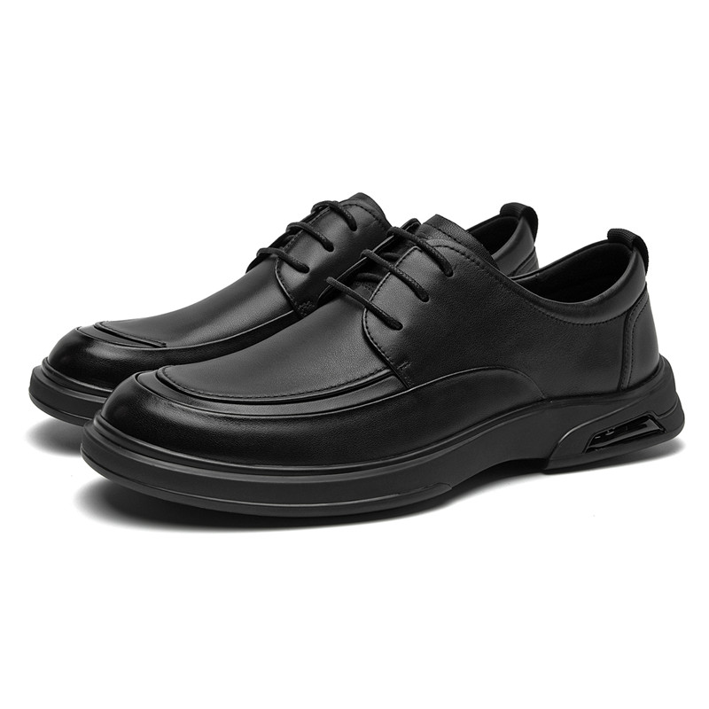 SEPTWOLVES Мужские черные классические туфли, цвет Black (Standard Leather Shoe Size) — фото 4