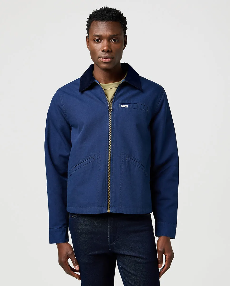 

Легкая мужская куртка с прямым кроем и лаконичным дизайном Wrangler, темно-синий