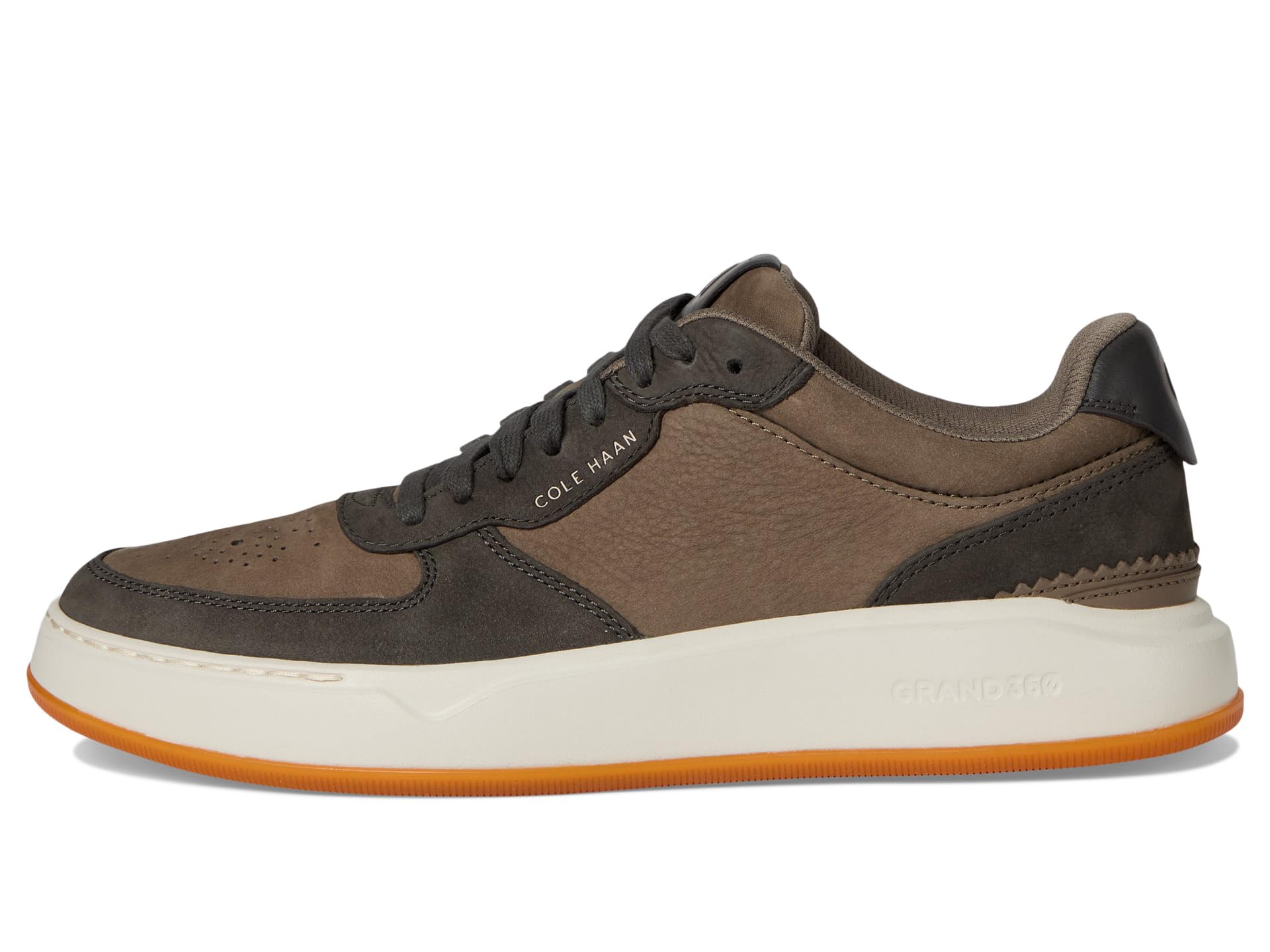 Кроссовки Cole Haan Grandpro Crossover Sneaker, цвет Raven Nubuck/Morel/Silver Birch — фото 4