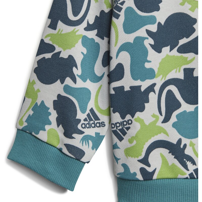 Детский спортивный костюм Essentials с принтом по всей поверхности Adidas, мультиколор — фото 3