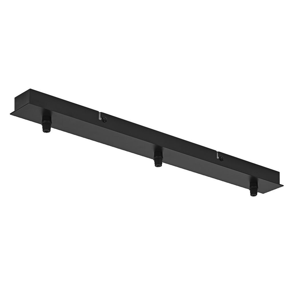 

Подвесной светильник LEDVANCE Vintage 1906 3X Canopy LINEAR, черный, макс. 3x15 Вт LED, линейный, простой плафон для потолочного монтажа, подключение 3-х подвесных светильников, минималистичный винтажный дизайн, IP20