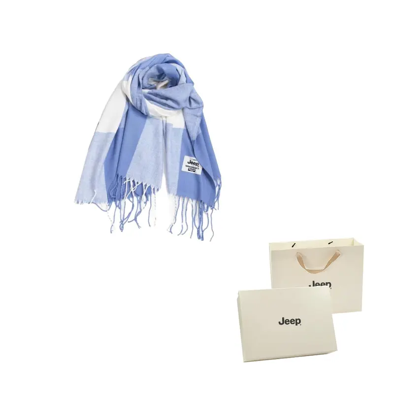 

Шарф из полиэстера Unisex Jeep, синий