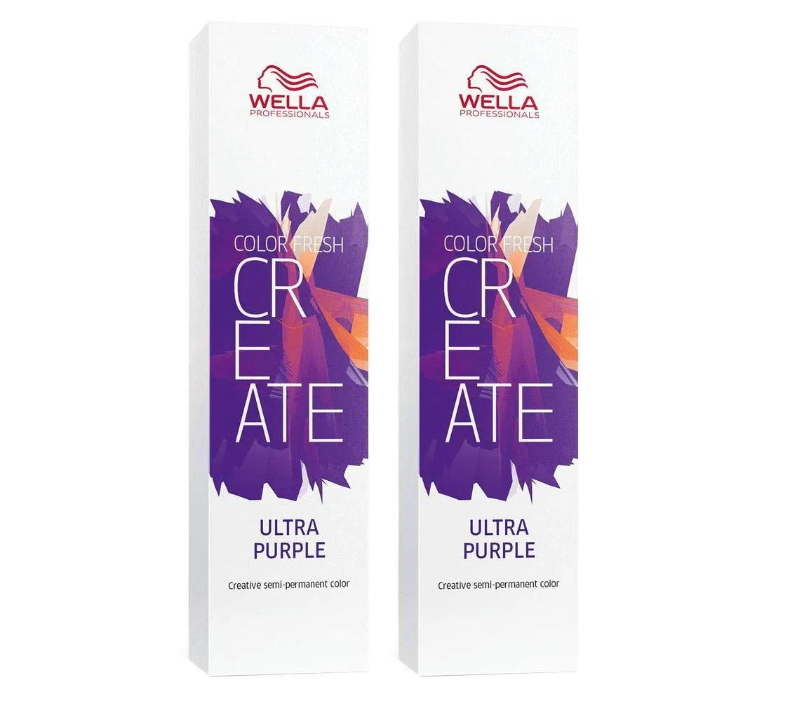 Прямой краситель для волос «Color Fresh Create Ultra Purple» от Wella, 60 мл, 2 шт. Wella Professionals
