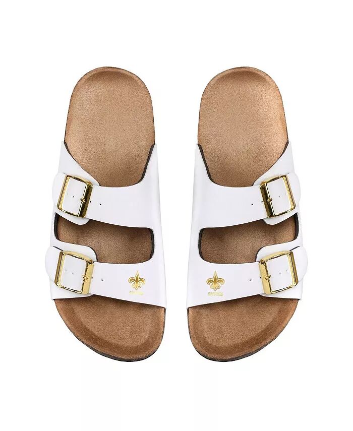 Женские сандалии New Orleans Saints с двумя пряжками FOCO
