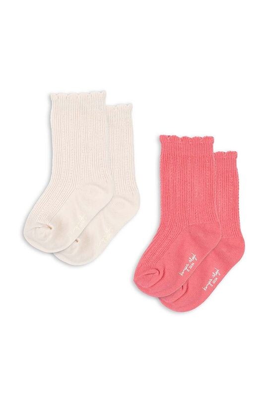 

Детские носки 2 шт. POINTELLE SOCKS 2 шт. Konges Sløjd, розовый
