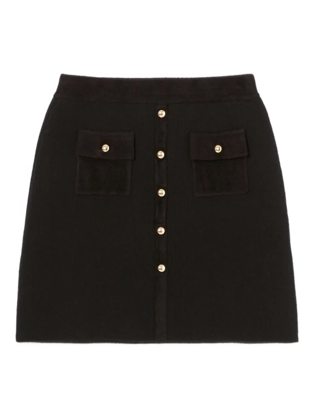 

Мини-юбка в рубчик Claudie Pierlot, черный