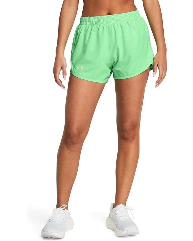 

Шорты Under Armour Fly By, цвет Matrix Green/Matrix Green/Reflective