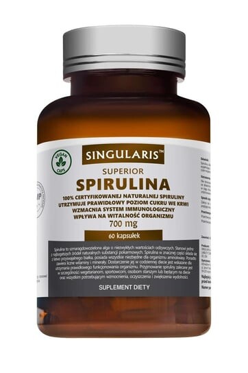 

Singularis, Spirulina, Добавка , 60 капсул