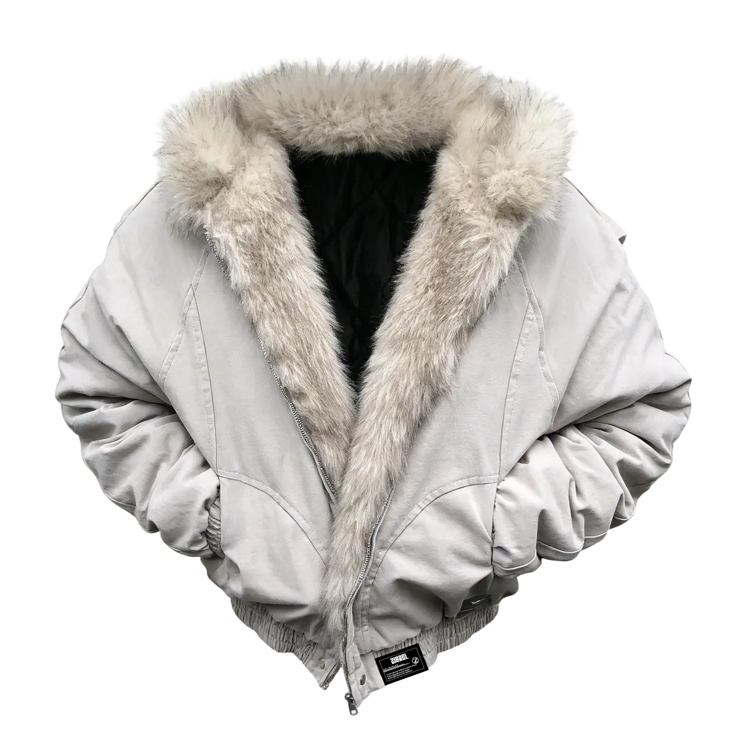 

Пуховик Unisex Hooded Thickened ZIAREL, серый mountain hawk puffer jacket