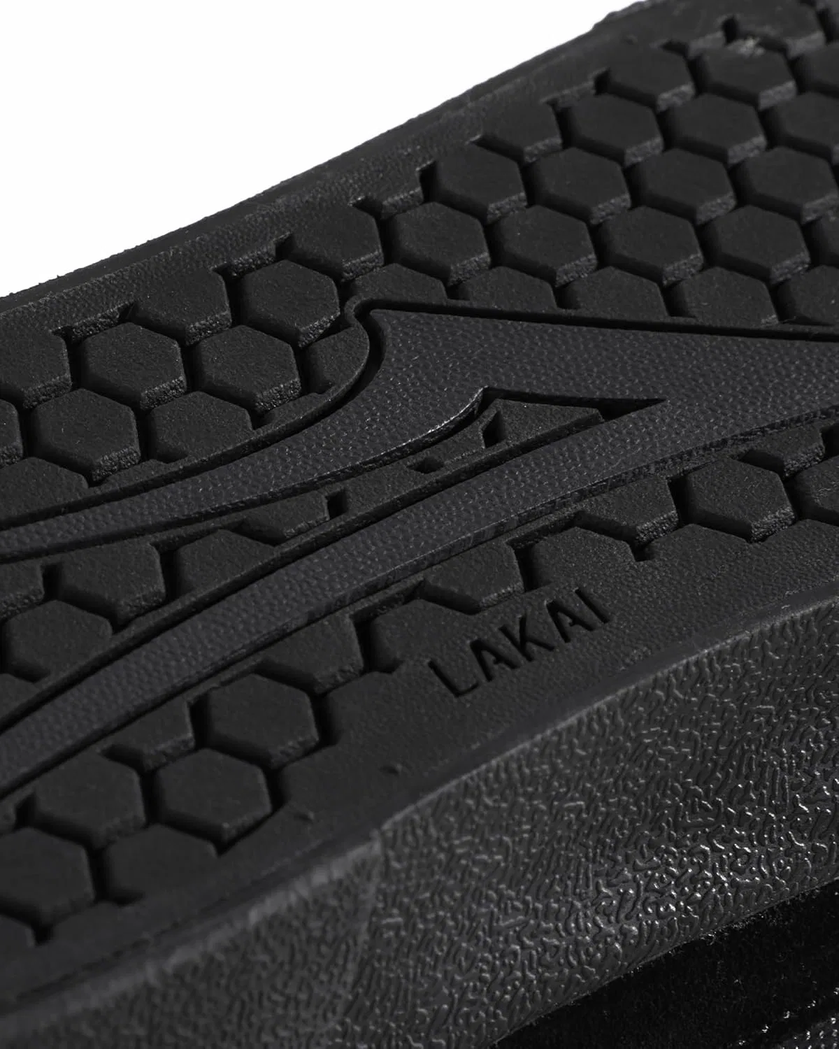Мужские низкие скейтбордистские кроссовки Lakai Cambridge, Black Black Suede — фото 2