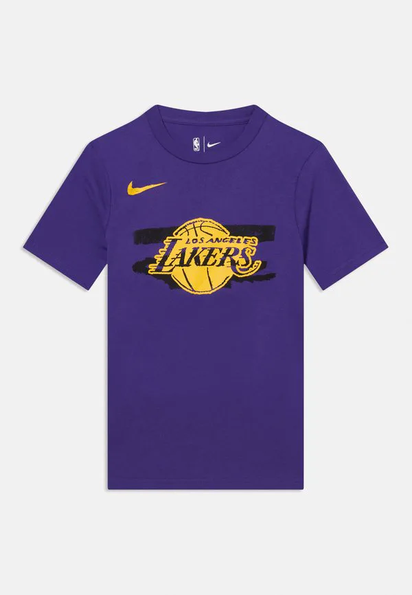 Футболка унисекс с принтом nba los angeles lakers Nike Performance, Field Purple — фото 3