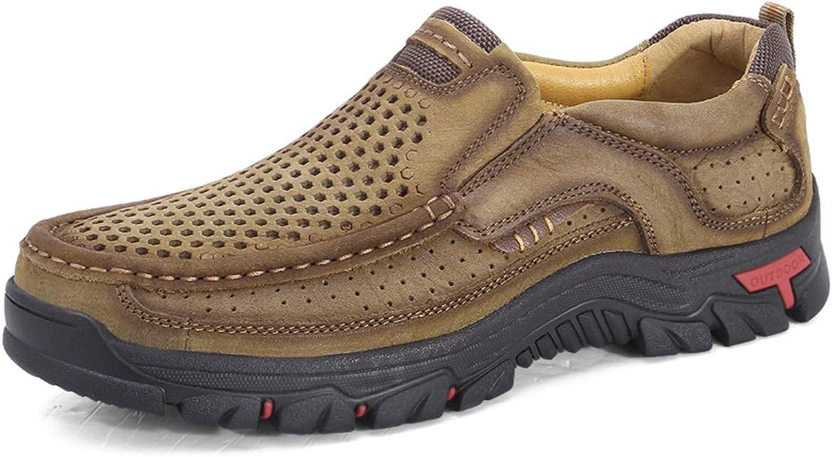 

Мужские дышащие кроссовки для кемпинга и походов CHICLOVEY, легкие лоферы без шнурков, хаки