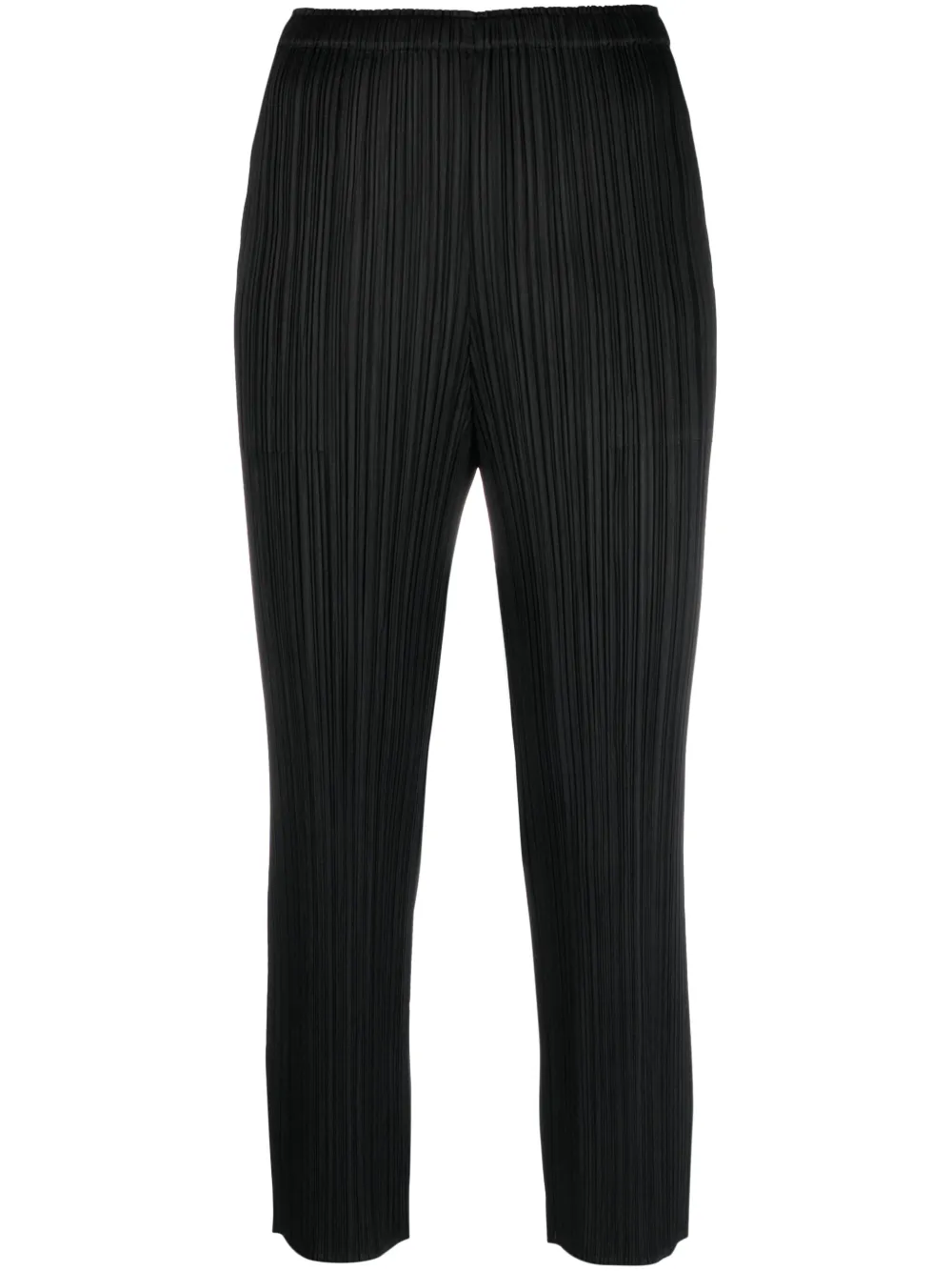 

Укороченные плиссированные брюки Pleats Please Issey Miyake, черный