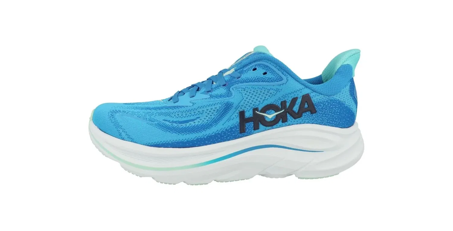 Мужские беговые кроссовки Hoka One Clifton 10 для бега по шоссе - синие/голубые