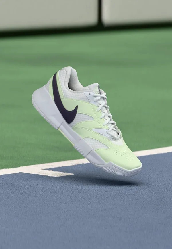 Теннисные кроссовки court lite 4 hc all-court Nike Performance, White/Dark Raisin/Volt Tint