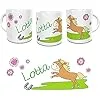 Кружка Kilala Name Mug Horse с именем для девочки Kinderlampenland