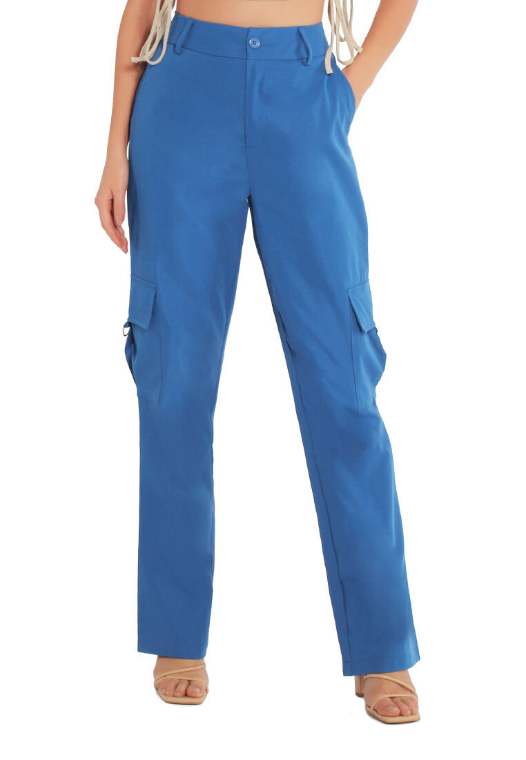 

брюки-карго с высокой талией London Rag, цвет Royal Blue
