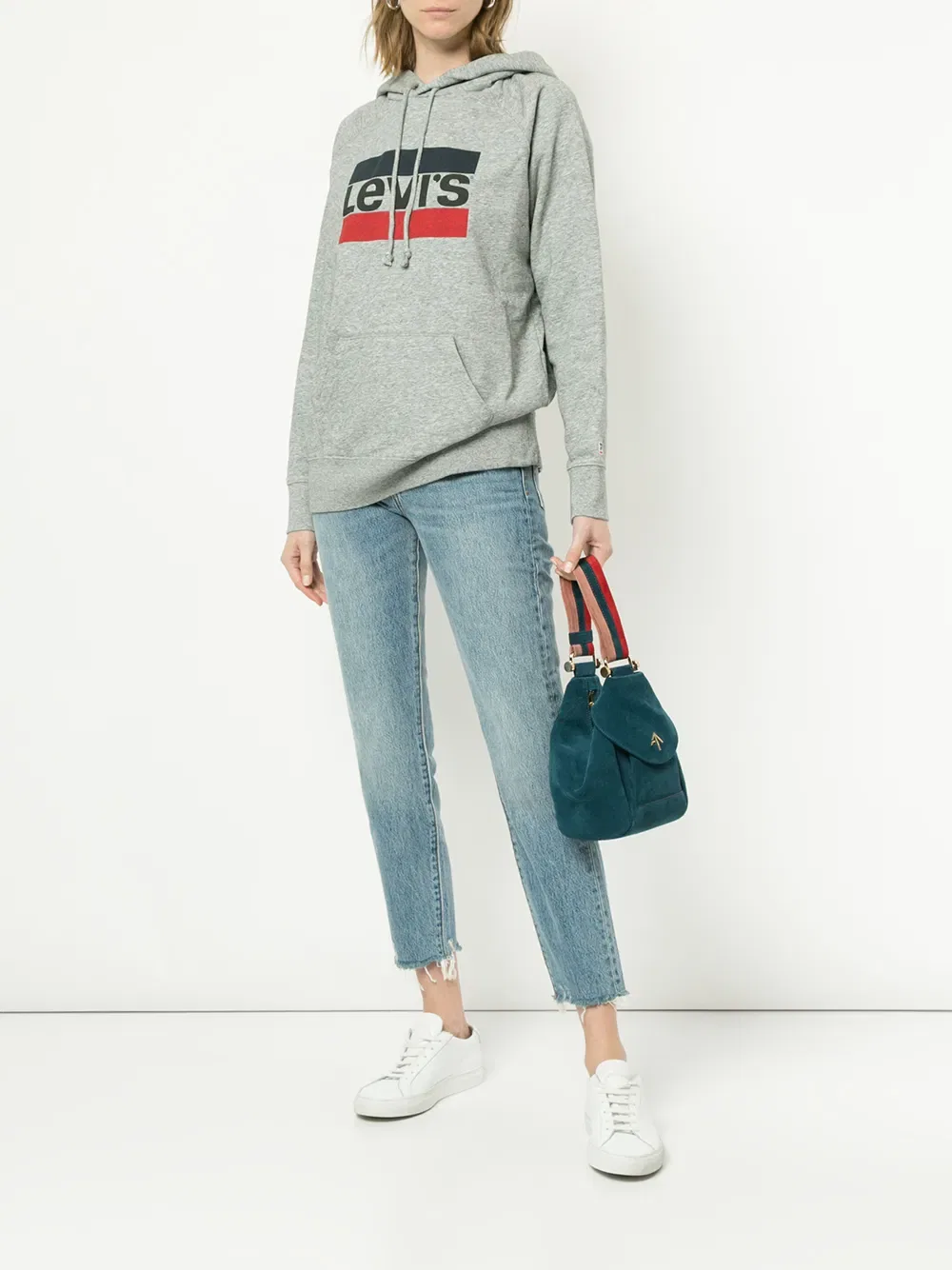 Толстовка в спортивном стиле Levi'S, серый — фото 2