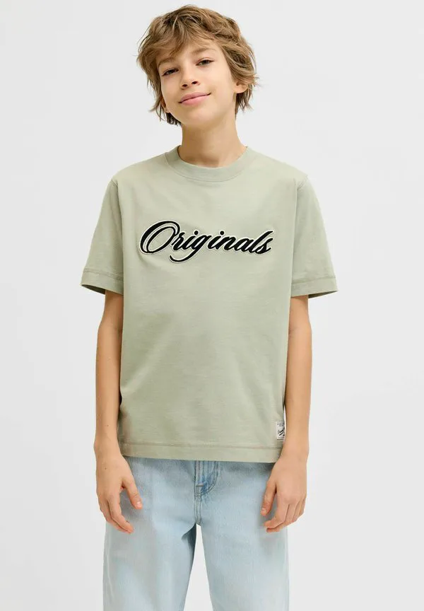 Футболка с принтом Jack & Jones Junior, Seagrass — фото 2