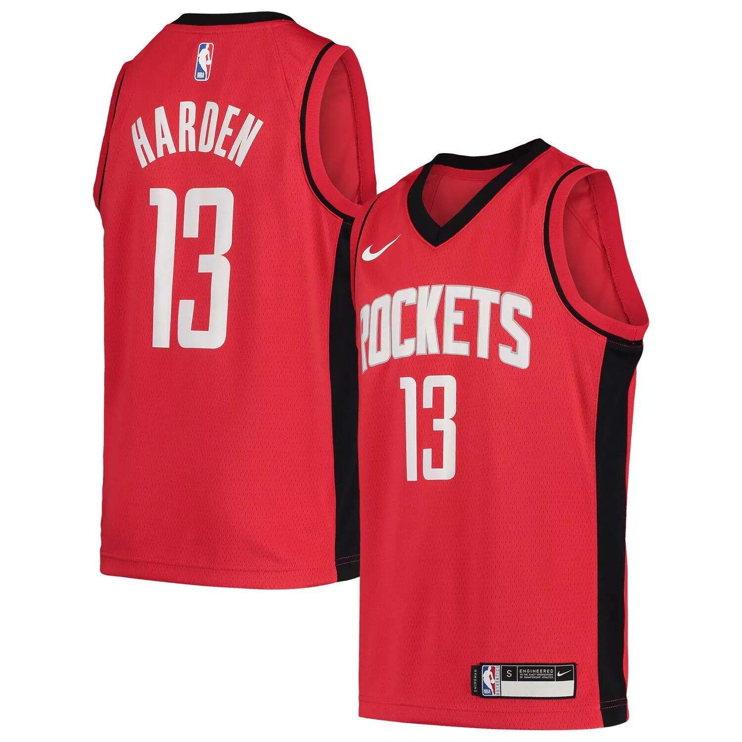 

Молодежная футболка Nike James Harden Red Houston Rockets Team Swingman — Icon Edition Nike