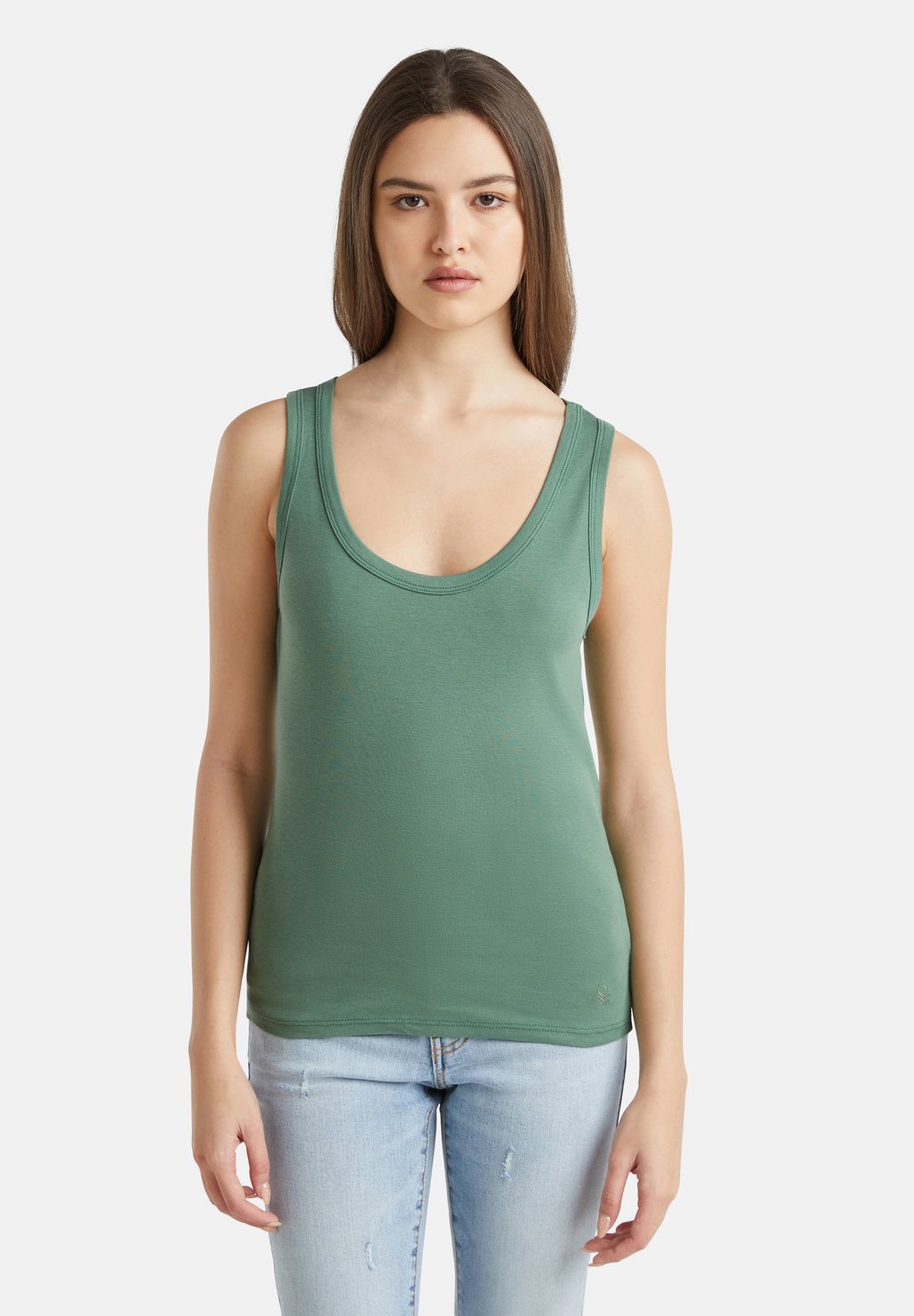 

Нижняя рубашка FOREST TANK IN United Colors of Benetton, зеленый