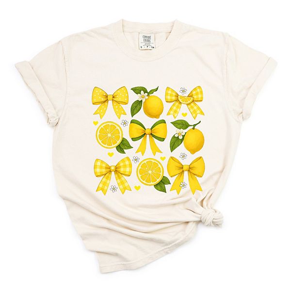 

Футболка с принтом лимонов и бантами Coquette Simply Sage Market, Ivory