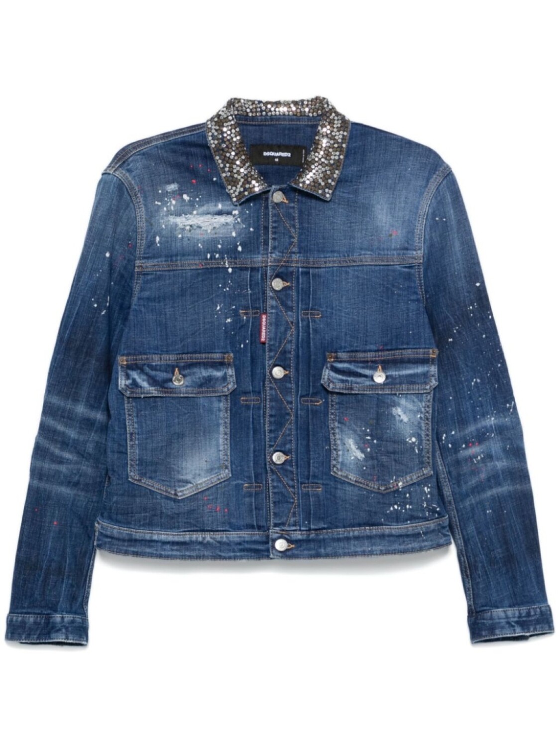 

DSQUARED2 джинсовая куртка Heritage, синий