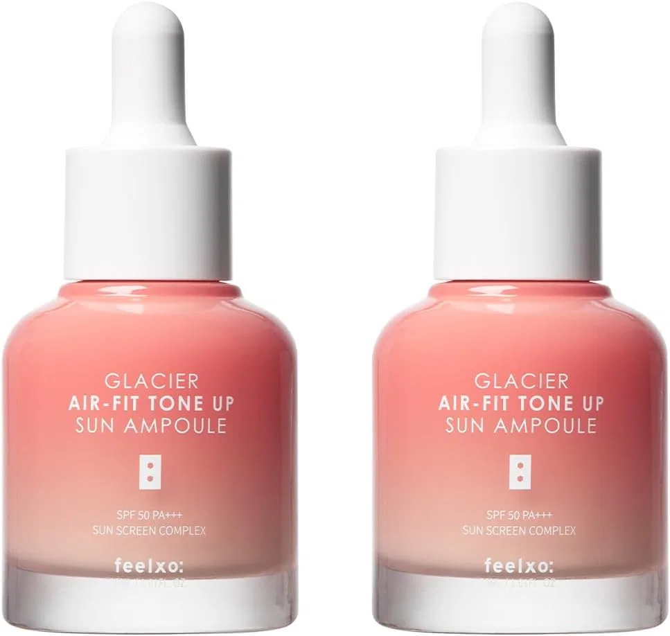 Солнцезащитный тональный ампульный крем Feelxo Gracia Air Fit Tone Up Sun Ampoule, 30 мл, 2 шт