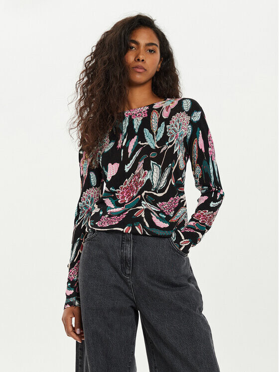 

Свитер обычного кроя Desigual, черный