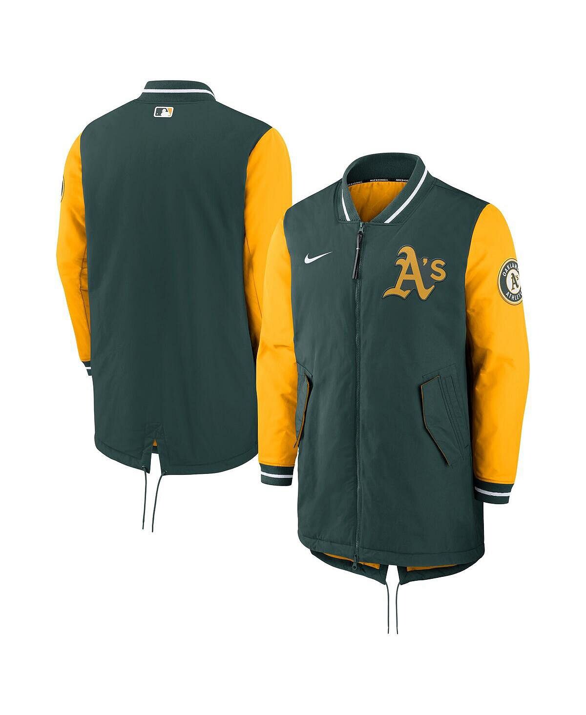 

Мужская зеленая куртка с молнией во всю длину Oakland Athletics Authentic Collection Dugout Performance Nike, Зеленый, Мужская зеленая куртка с молнией во всю длину Oakland Athletics Authentic Collection Dugout Performance Nike