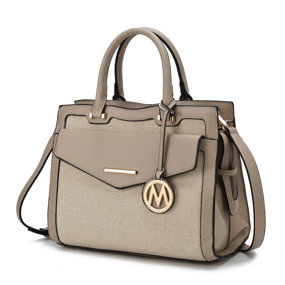 

Сумка-портфель Alyssa из веганской кожи для женщин MKF Collection By Mia K., цвет taupe combo, Коричневый, Сумка-портфель Alyssa из веганской кожи для женщин MKF Collection By Mia K., цвет taupe combo
