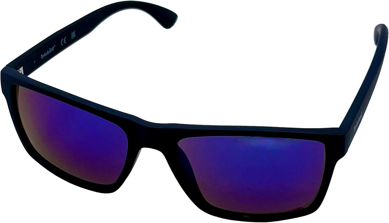 

Солнцезащитные очки Timberland, мужские, темно-синие, прямоугольные, пластик, линзы Flash TB7217. 92X