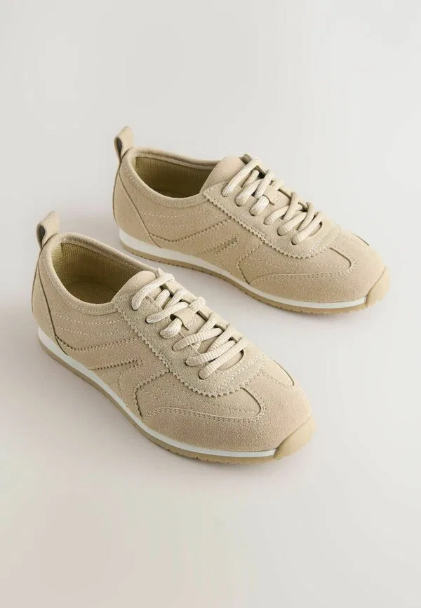 Ретро-Кроссовки на шнуровке, стандартного кроя Next, Beige Neutral — фото 2