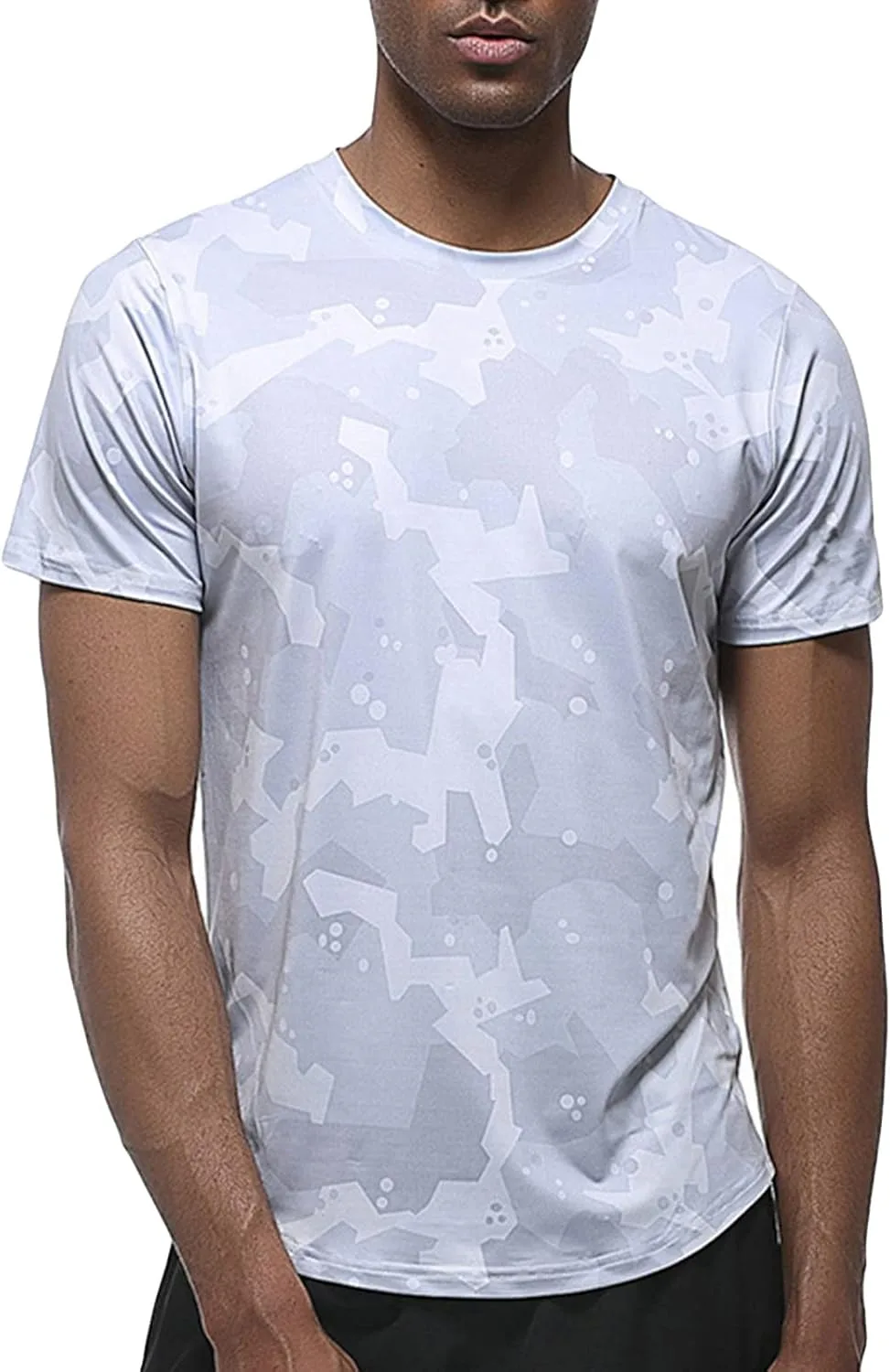 

Майифу-GJ мужская футболка с камуфляжным принтом, дышащая, быстросохнущая Maiyifu-GJ