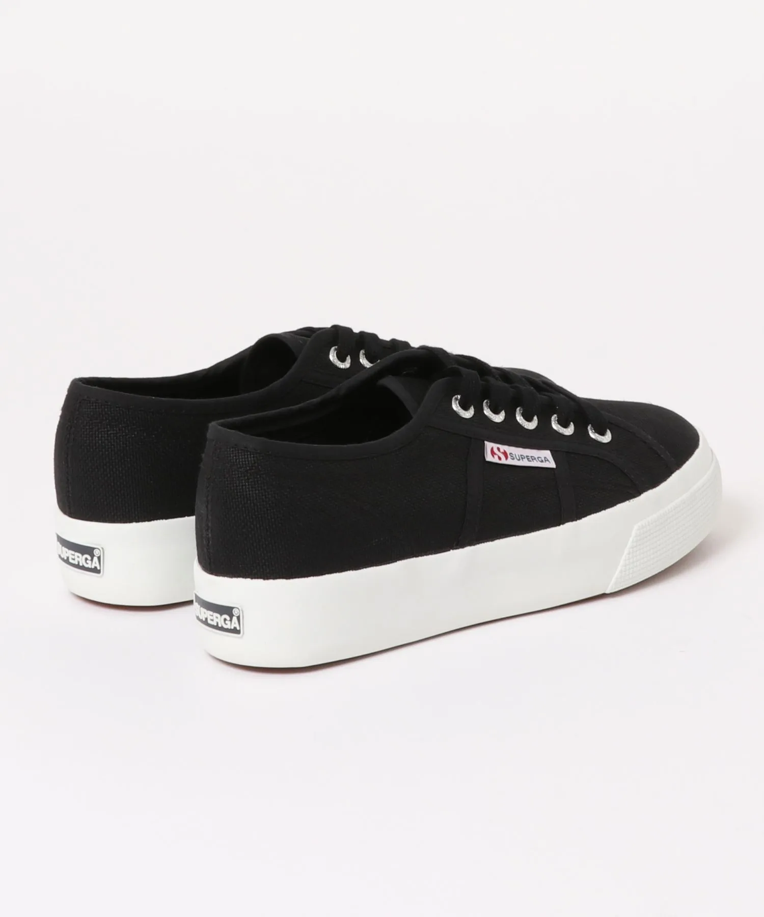 Унисекс кеды на платформе SUPERGA 2730-COTU чёрные — фото 2