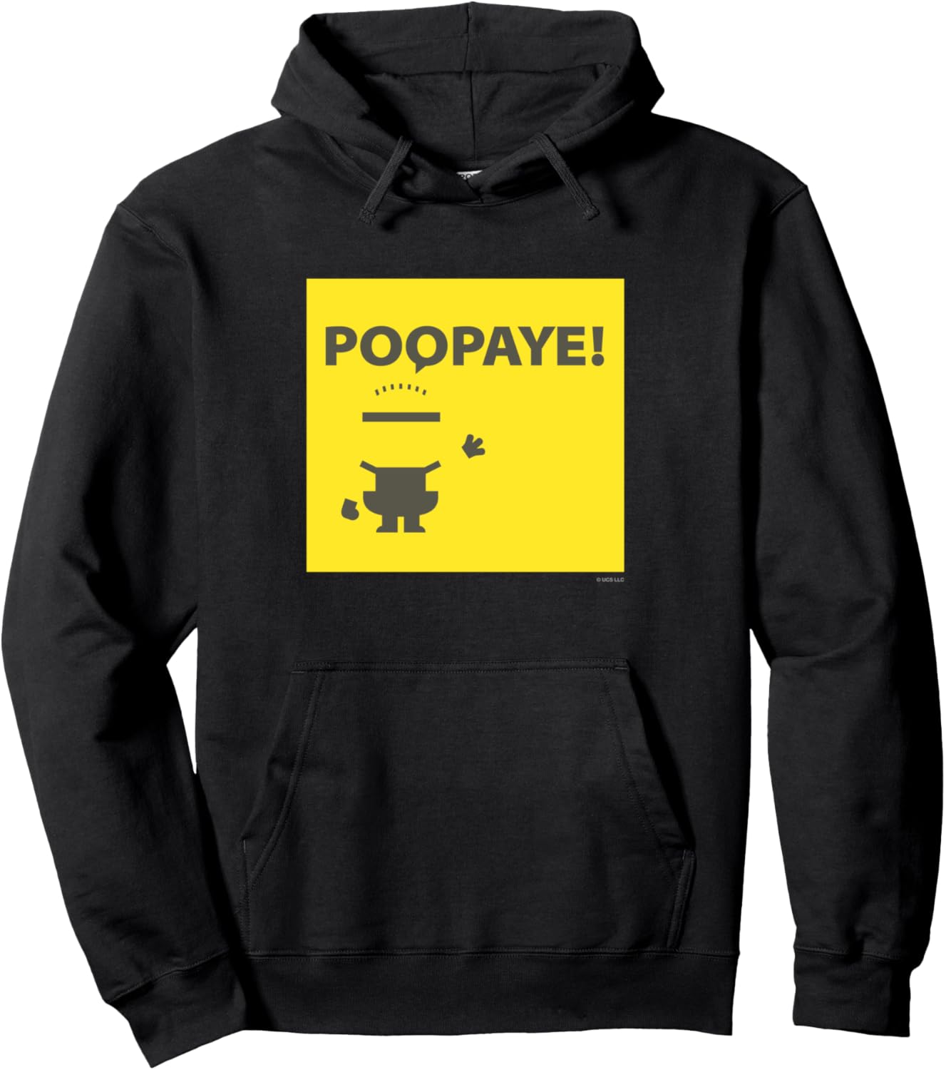 

Худи с силуэтом миньона (POOPAYE!) Minions, черный