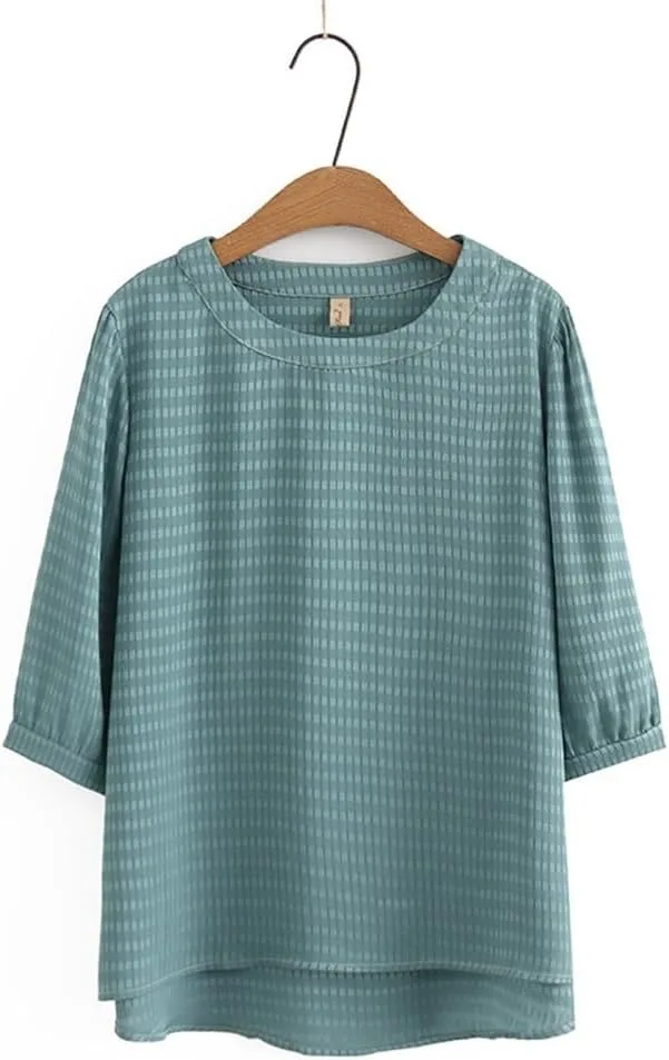 

Блузка женская Oversized Curve, короткий рукав, Lyocell MVUYO