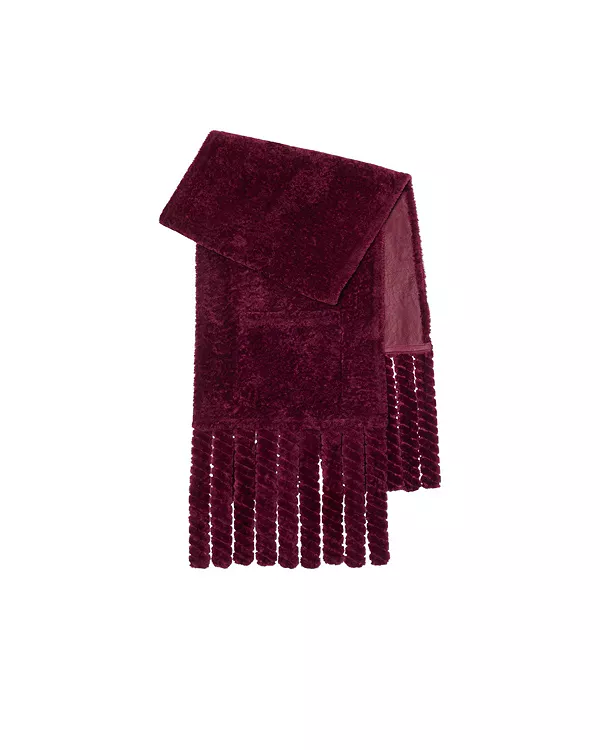 

Шарф из овчины Burberry, красный